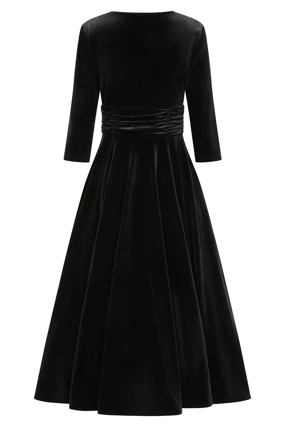 Vale Velvet Swing Dress in Extended Sizing